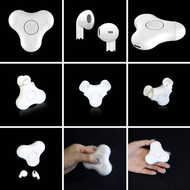 Fingertip Gyroscope Bluetooth Headset