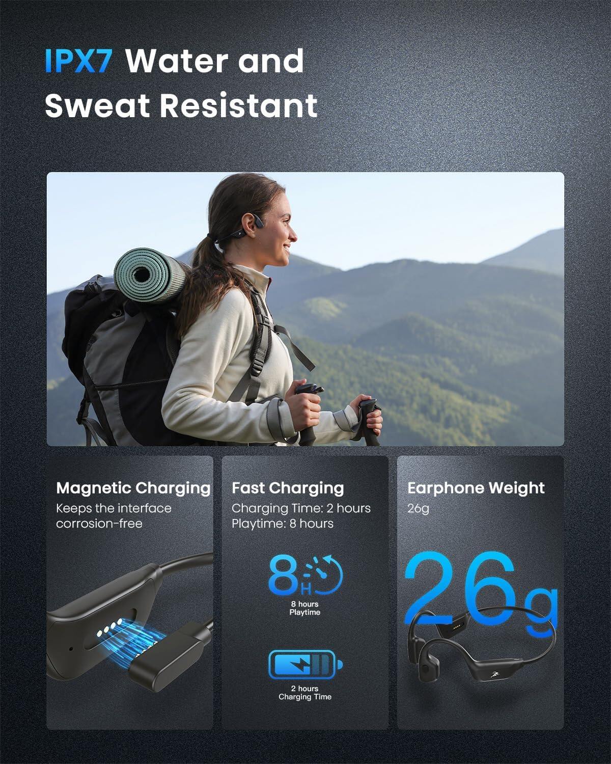 X23 Bone Conduction Wireless Headphones