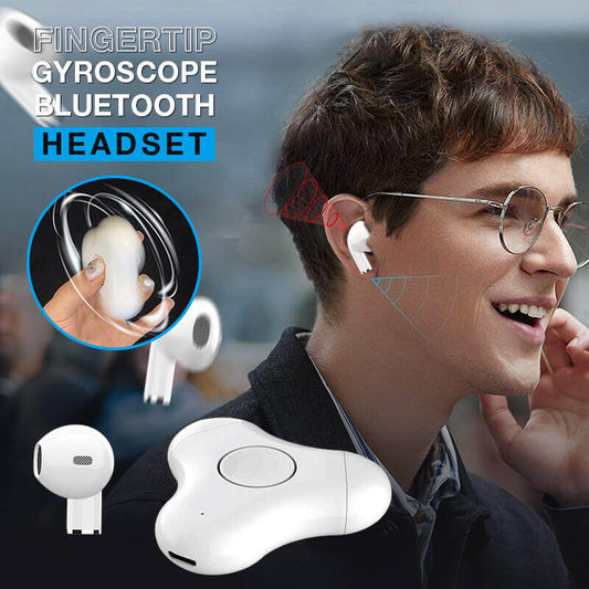 Fingertip Gyroscope Bluetooth Headset