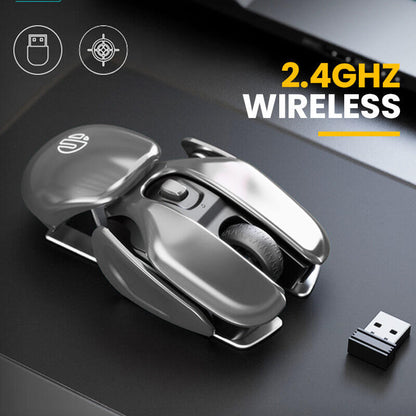 Hot Sale Wireless Ergonomics Metal Mouse