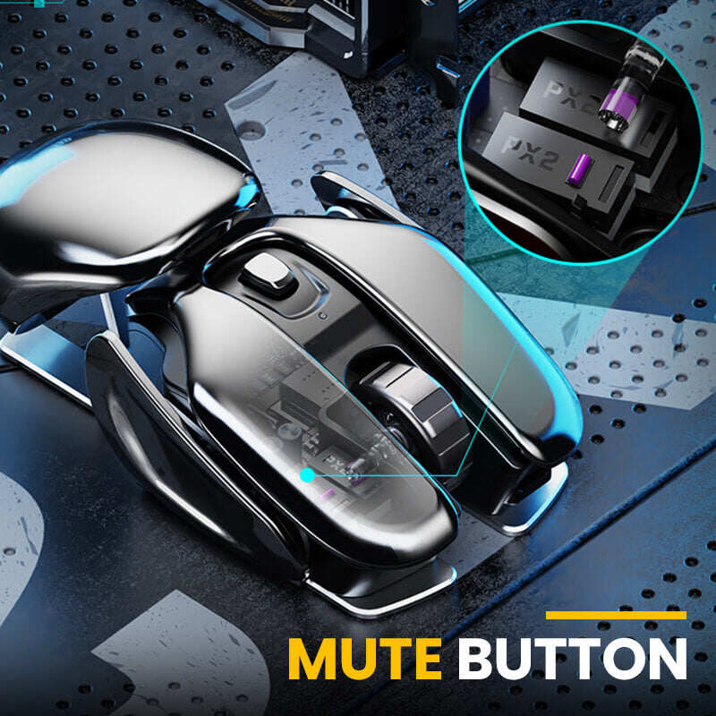 Hot Sale Wireless Ergonomics Metal Mouse