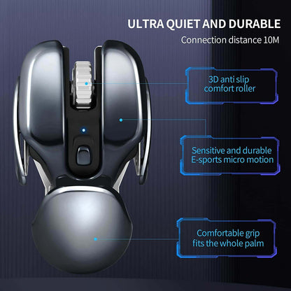 Hot Sale Wireless Ergonomics Metal Mouse