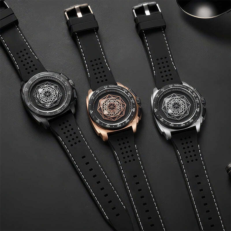 Men’s  Luminous Silicone Quartz Watch