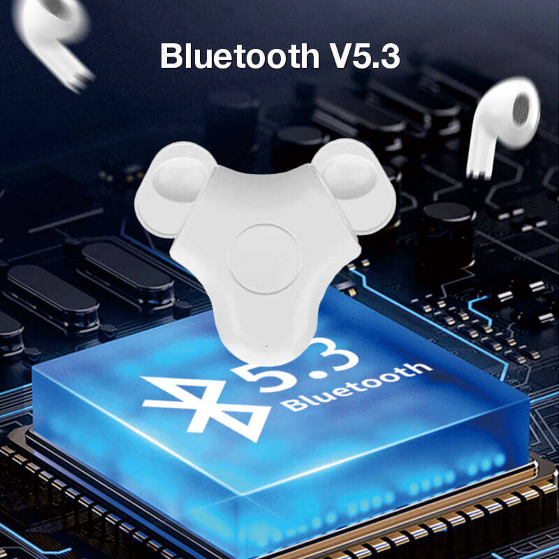 Fingertip Gyroscope Bluetooth Headset
