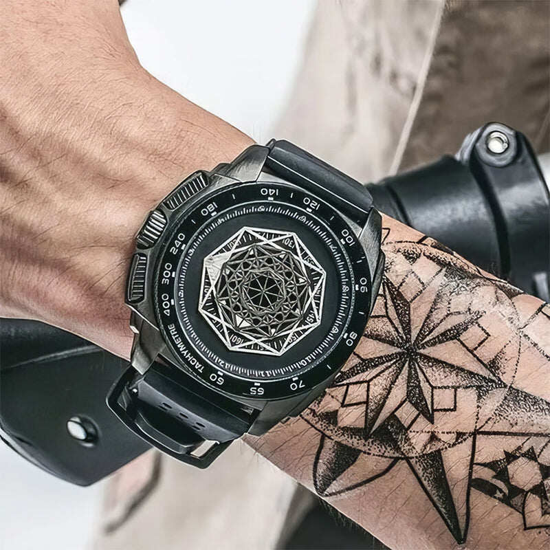 Men’s  Luminous Silicone Quartz Watch