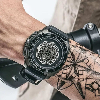 Men’s  Luminous Silicone Quartz Watch