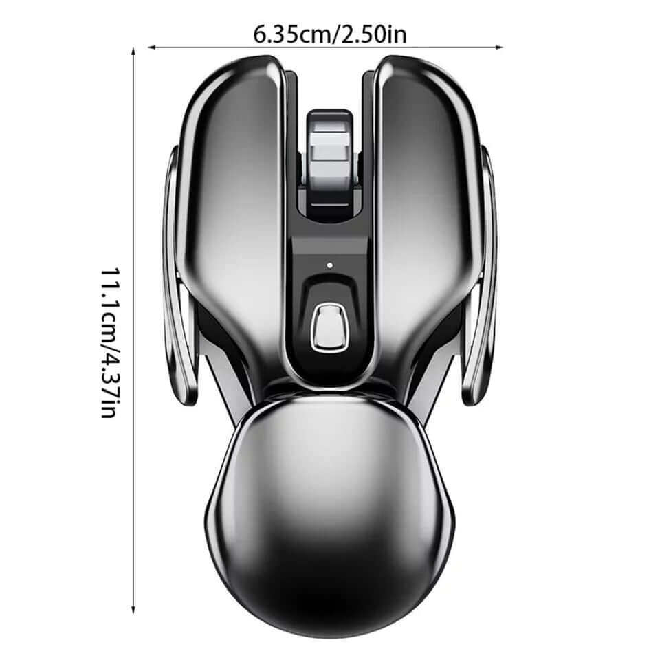 Hot Sale Wireless Ergonomics Metal Mouse