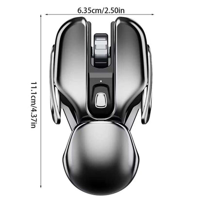 Hot Sale Wireless Ergonomics Metal Mouse