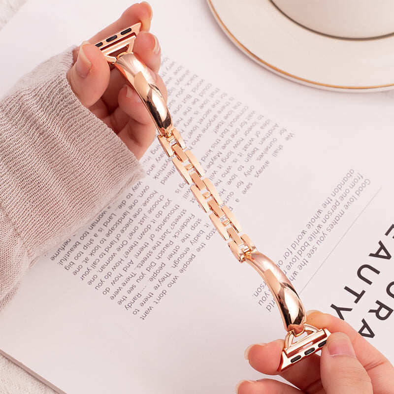 Minimalist Metal Bracelet Watch Band