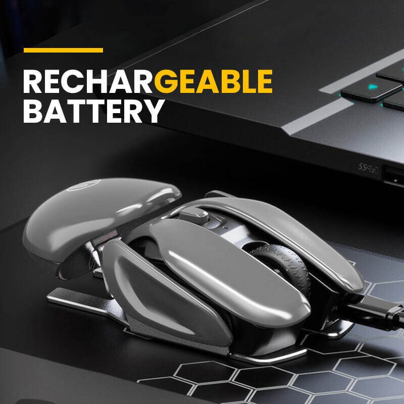 Hot Sale Wireless Ergonomics Metal Mouse