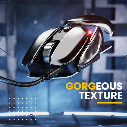 Hot Sale Wireless Ergonomics Metal Mouse