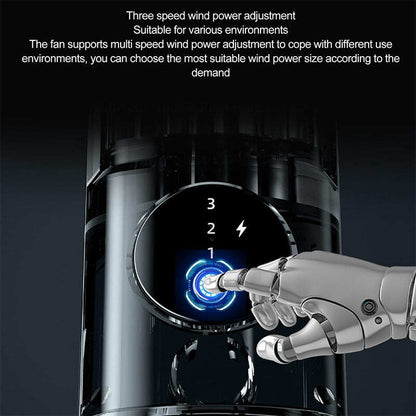 3-Speed Quiet Desktop Tower Fan