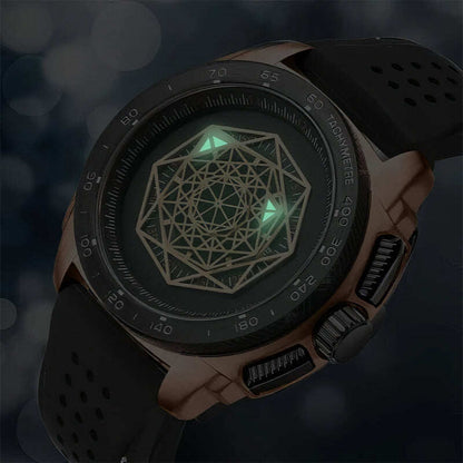 Men’s  Luminous Silicone Quartz Watch