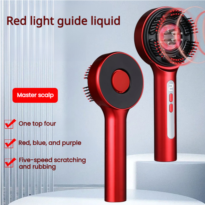 GlowComb G1  3-in-1 Scalp Revitalizing Comb with Red Light & Essence Infusion
