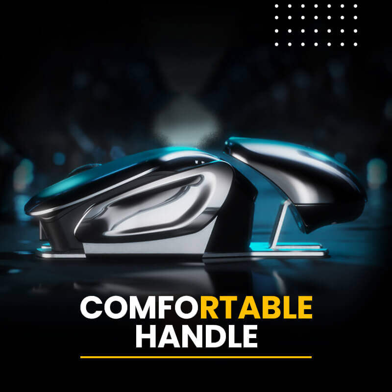 Hot Sale Wireless Ergonomics Metal Mouse