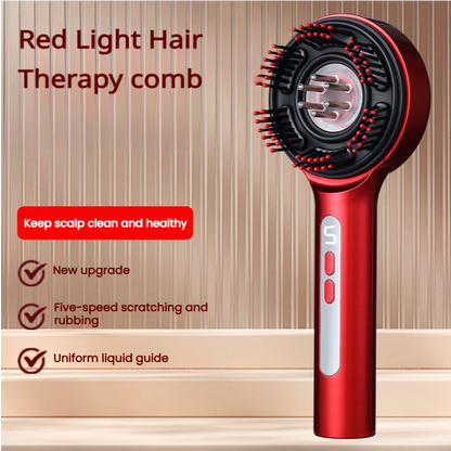 GlowComb G1  3-in-1 Scalp Revitalizing Comb with Red Light & Essence Infusion